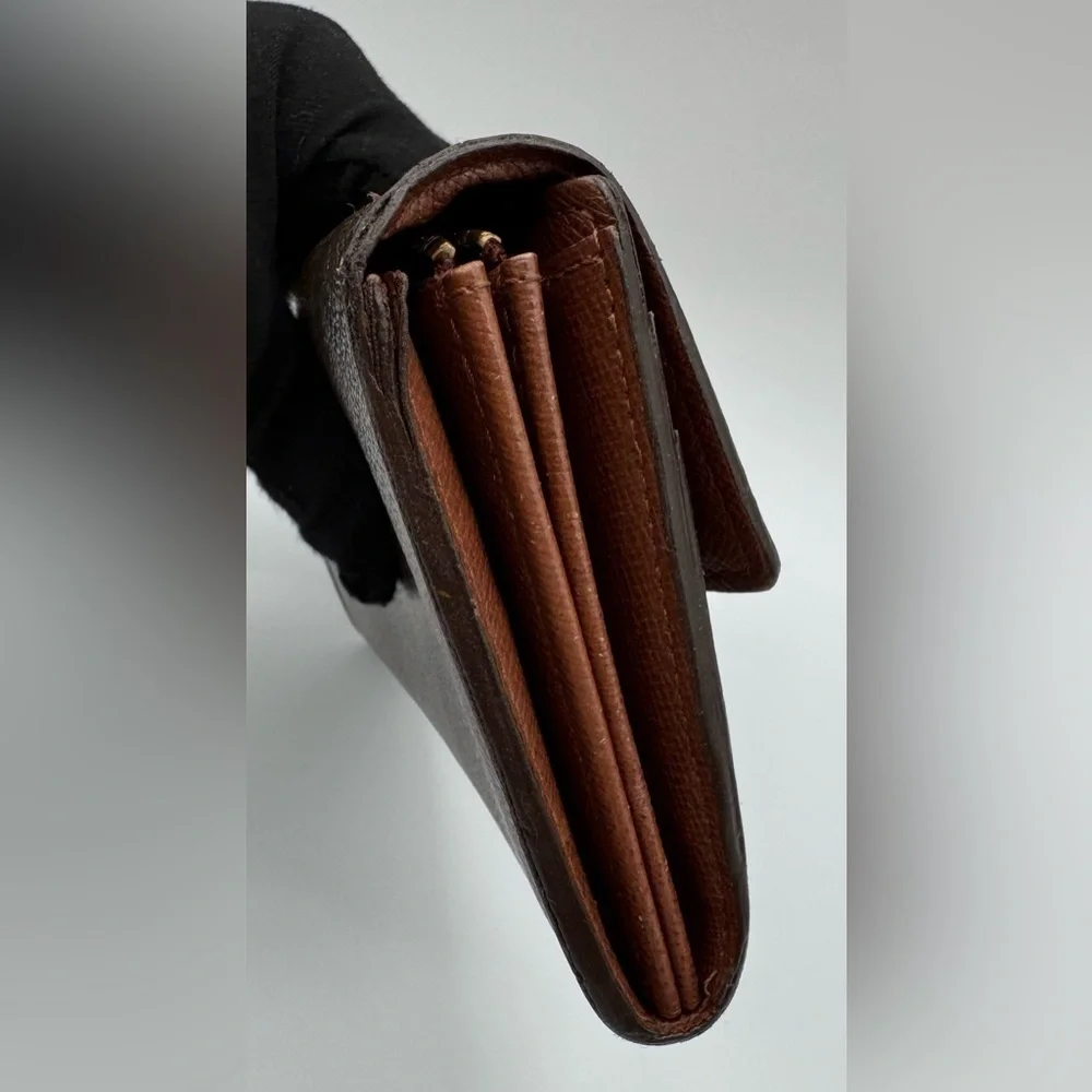 Louis Vuitton Brown Monogram Wallet | Professionally Refurbished
